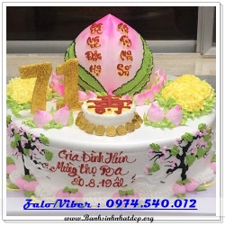 Mẫu Bánh Sinh Nhật Đẹp - A784